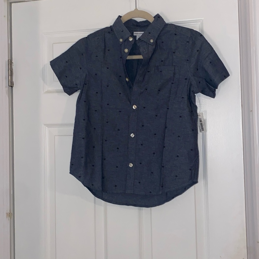 Amazon Essentials Button down palm tree shirt for boys
